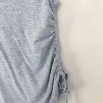 Theory Rimaeya Tie Side Cinched Gray Tank Top M Photo 6