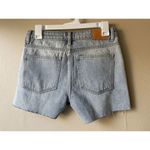 Avec Les Filles Denim Short in Destructed Sun Washed Blue Women's Size 26 Photo 1