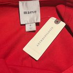 Maeve Anthropologie Womens Red Bow Slit Midi Pencil Skirt Size S Photo 4