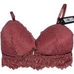 Frederick's of Hollywood Finley Lace Wireless Pullover Bralette XL NWT Photo 0