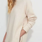 Varley  Manning Ivory Ribbed Side Zip Sweatshirt Women’s XS Photo 0