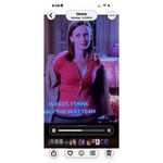 VTG Rampage Pink Pin Up Cardigan Sweater M ASO Gilmore Girls Rory Acrylic Y2K Size M Photo 3