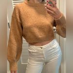 ZARA Women's Brown Crew Neck Sweater Photo 10