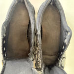 Coach Women’s Lace Up Sneaker Shoes Size 7.5 B Black Gray Signature Print Photo 10