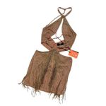 DUNDAS x REVOLVE Cher Embellished Mini Dress in Gold Gold Size M Photo 1