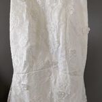 Wedding Dress White Lace Sleeveless Mermaid Size 10 Merry's NWT Photo 3