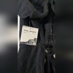 Free People COPY - More Than A Mini Gauze Tie-Back Mini Dress Black Sz L/G NWT Photo 8