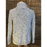 Gap  Black and White Cable Knit Turtleneck Sweater Size Small Photo 9