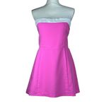 Amanda Uprichard Kerry Skort Romper in Aster & Ivory Large New Womens Dress Photo 3