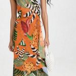 Farm Rio  Striped Bananas Cover-Up Dress ~ Multi-Color Tropical Print Medium NWOT Photo 9