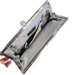 Nina  Women's Pleated Metallic Frame Clutch
Evening Clutch Shoulder purse Photo 6