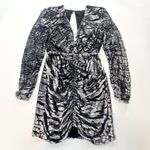 DUNDAS x REVOLVE Stardust Mini Dress in Silver Tiger XXS Photo 2