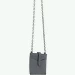 Rebecca Minkoff Leather Card Case on Chain Photo 0