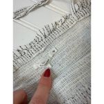 Tularosa Tallulah Midi Dress Striped Smocked Off Shoulder Asymmetrical Size L Photo 3