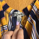 J for Justify Striped Short-Sleeve Jumpsuit Photo 4