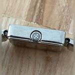 Zodiac Rare Luxury Ladies Watch Checkered Gray Metal Dial Stainless Bracelet Photo 8