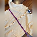 Karen Scott 100% Wool  Full Button Cardigan Gold Knot Front Pockets Australia Photo 7