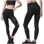 Alo Yoga  7/8 High Waist Black Moto Crop Leggings Size XS Photo 1