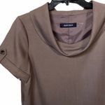 Ellen Tracy NWOT  size 8 tan brown dress. Photo 2