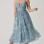 ASTR  the Label Floral Pleated Midi Dress in Small Photo 0