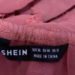 SheIn  Pink Sleeveless Ruched Embellished Cami Camisole Tank Babydoll Crop Top 12 Photo 2