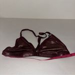 PINK - Victoria's Secret  Mesh & Shine Triangle Bralette in Dark Ruby 🆕 Size large Photo 1