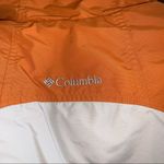 Columbia Orange & White Fleece Lined Hooded Coat size Small Photo 6