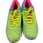 ASICS Women’s Gel Nimbus 22 Neon Yellow Pink And Blue Sneakers 8.5 Photo 2