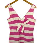 Kate Spade Pretty in Pink Silverscreen Sheath above Knee Dress Bow Accent Size 6 Photo 2