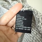 BNCI Long Sleeve Open Front Drape Cardigan in Cotton Blend Knit Black & White M Size M Photo 6