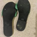 Havaianas Tropical Print Bow Slide Sandals with Yellow‎ Sole Summer Beach Flip Flops Photo 2