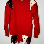 Vintage talk of the walk dead stock sweater one size fits all Red Photo 0