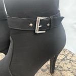 Top Moda  George-15 Side Zip Ankle Strap Buckle Stiletto Heel Nubuck Ankle Boots Photo 4