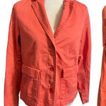 Eddie Bauer  Legend Wash Coral Button Down Long Sleeve Utility Style Jacket Size Photo 0