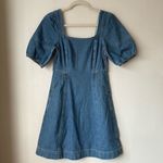 Madewell  Maisie Fennwood Wash Denim Short Sleeve Mini Dress 00 Photo 5