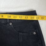 American Eagle Women’s Black Denim High Rise Mini Skirt Size 4 Photo 5