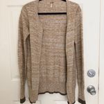 Free People  tan brown zip up cardigan Photo 0