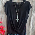 Naïf Modern Black Top for Women Size M By Naif. Photo 2