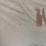 Aerie  Graphic T-Shirt On a Roll Ferris Wheel Short‎ Sleeve Top Small Has A STAIN Photo 2