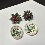 Lot Of 2 Christmas Holiday Vintage Photo 7