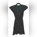 Abercrombie & Fitch  Navy and White Wrap Dress Size Small Preppy Short Sleeve Photo 1