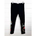 Johnny Was  Los Angeles Women's Embroidered Floral Adara Leggings Black Small Photo 1