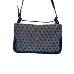 Dooney & Bourke  Slim Zip Top Shoulder Bag Lightweight Vintage Dark‎ Blue Photo 2