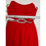 Speechless  Rhinestone Trim Cutout Mermaid Gown In Red. Size 7. NWOT Photo 6