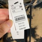 Topshop NEW  Acid Wash Tie Dye Pullover Velvet Hoodie Sweatshirt Size US 4 Small Photo 4