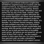 Smart & Sexy Signature Lace Unlined Underwire Longline Bra Photo 4