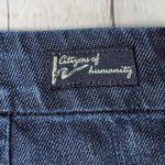 Citizens of Humanity Citizens‎ of Humanity Denim Mini Skirt Dark Wash Blue With Lace Detail Casual Photo 5