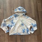 Daydreamer Sunny People Shrunken Hoodie Sweater in Periwinkle Cloud Photo 4