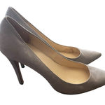 Talbots Women's Size 9 M Gray Leather Suede Pointed Toe 4.5 IN Heels Photo 0