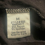 CAbi  Black Ruched Side Black Medium Sleeveless Blouse Photo 7